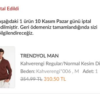 Trendyol Milla'dan Alınan Ürünün İptali Ve Kupon Sorunu