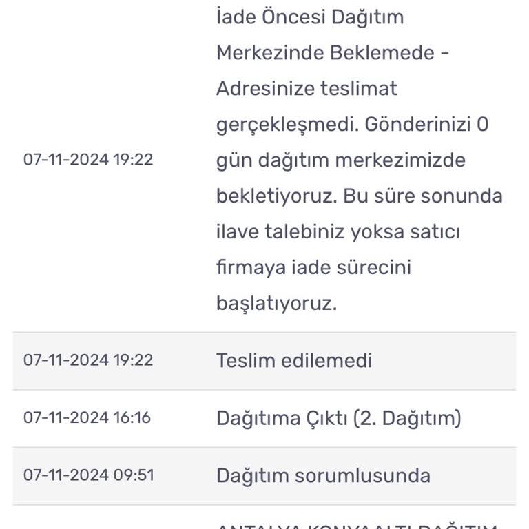 Kargo Şirketinin Sorumsuzluğu