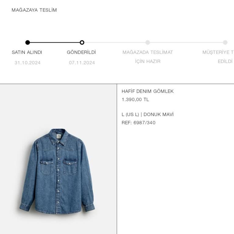 Zara Online Siparişim Hala Teslim Edilmedi!