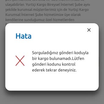 Kayıp Kargo Ve Ulaşılamayan Müşteri Hizmetleri
