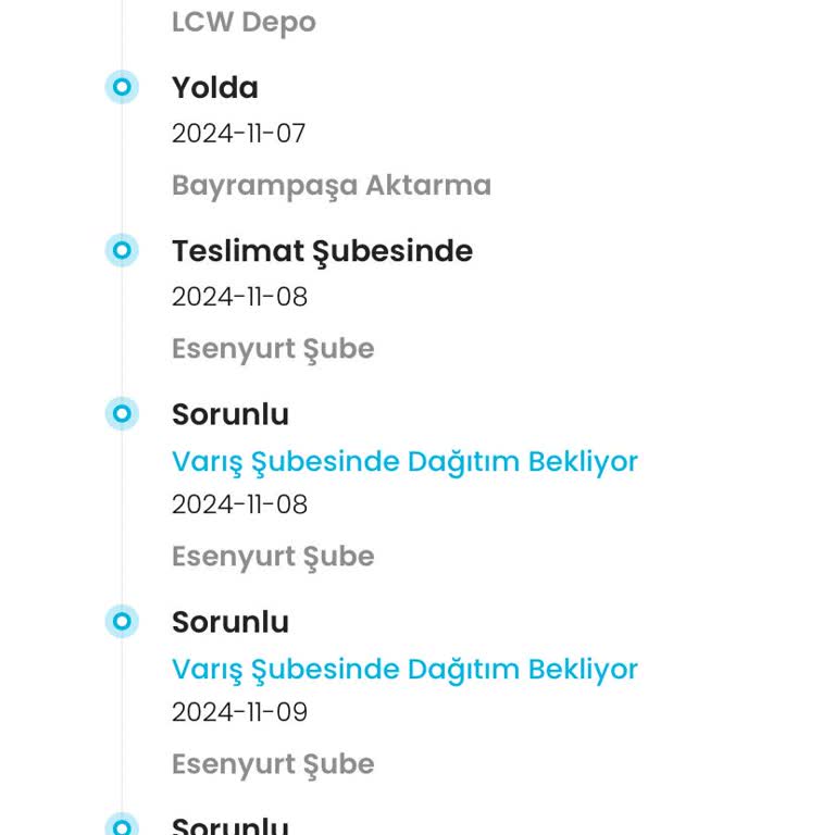Kargo Teslimatındaki Gecikmeler
