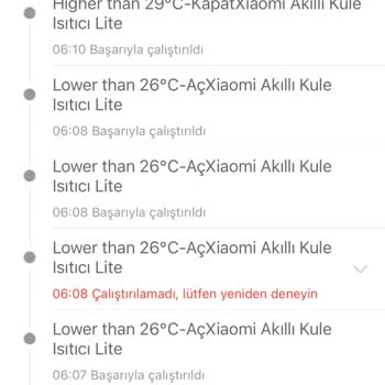Xiaomi Smart Tower Heater Lite Otomasyon Sorunu!