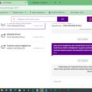 Kitap Sepeti'nde İptal Ve İade Sorunu