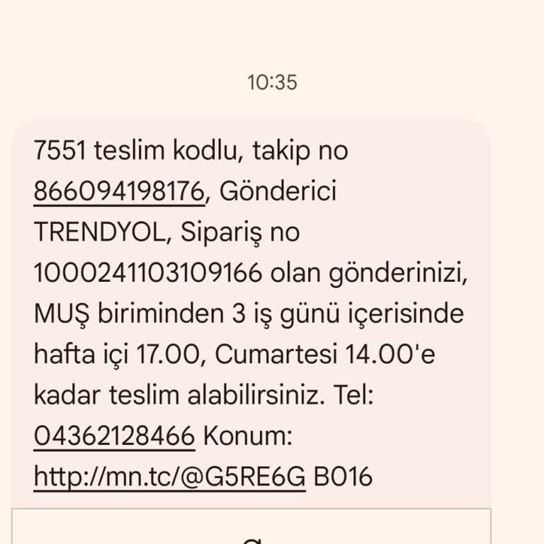 Adrese Teslim Edilmeyen Sipariş Sorunu