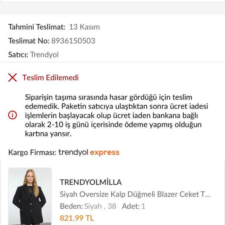 Trendyolmilla Müşteri Memnuniyetsizliği