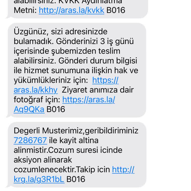 Aras Kargo Hasköy Şubesi'nde Tehdit Ve Hizmet Eksikliği