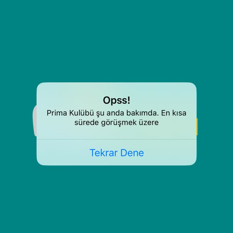 Prima Uygulamasının Aniden Kapanması Ve Puan Kaybı Sorunu