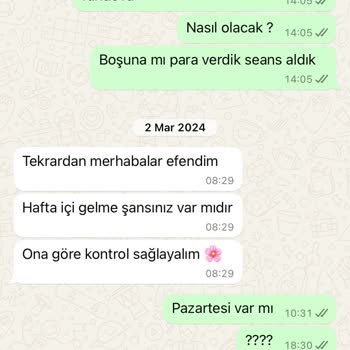 Randevu Sorunu Ve Para İadesi Talebi