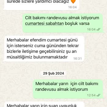 Randevu Sorunu Ve Para İadesi Talebi