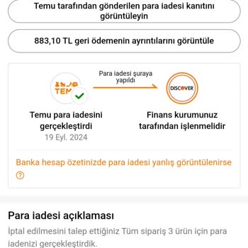 Temu Geri İade Sorunu Ve Canlı Destek Yetersizliği!