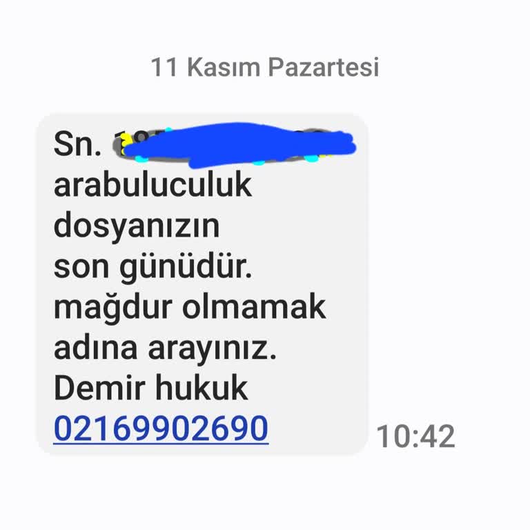 Demir Hukuk Bürosu Şikayeti!