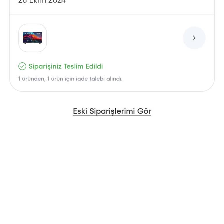 Eksik Televizyon Teslimatı Ve İade Süreci Sorunu