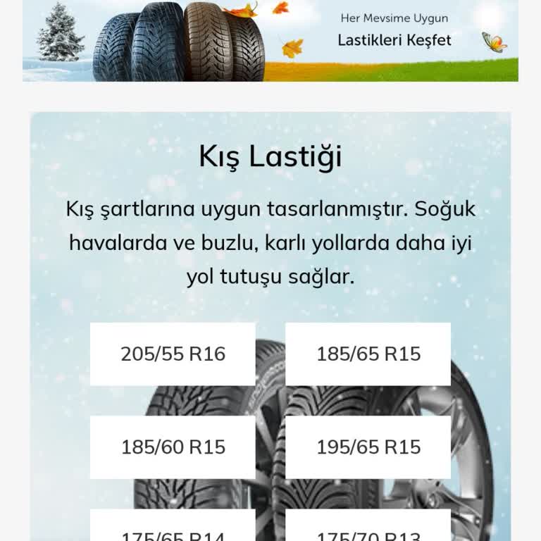 Lastik Teklif Siparişimden Haber Yok