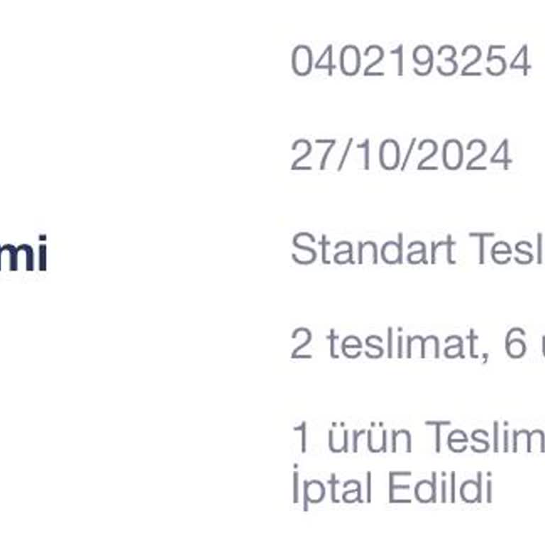 Penti Siparişlerimde Teslimat Sorunu