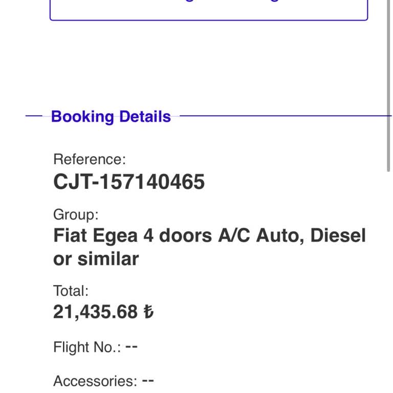 Hit Rent A Car Auto nicht ausgehändigt wegen fehlender Einreisebelege und unklare Rückerstattung