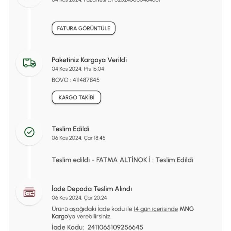 Karaca'dan Aldığım Çatal Bıçak Takımının İadesi Sorunu