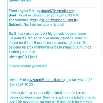 Abonelik İptalinde Yaşanan Zorluk Ve Fatura Sorunu