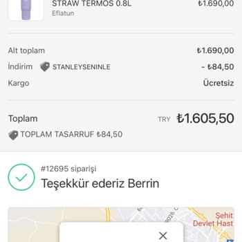 Termos Siparişimde Yazı Silinmesi Ve İletişim Sorunu
