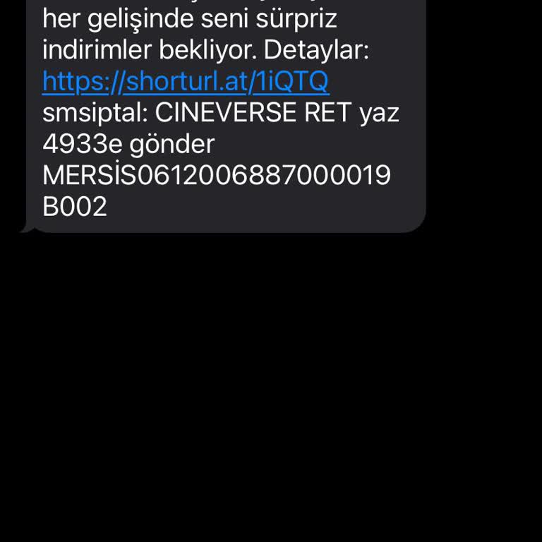 Paribu Cineverse Israrla Gönderilen SMS'lerden Kurtulamıyorum!
