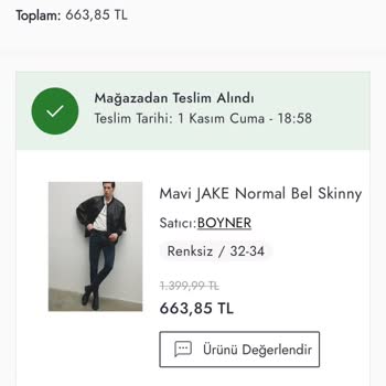 Boyner'den Alınan Ürün İadesinde Yaşanan Gecikme!