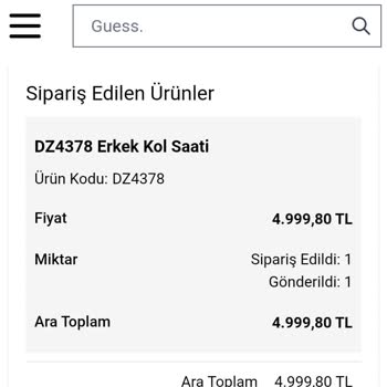 Su Alan Saat İçin İade Sorunu