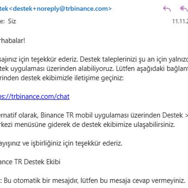 Binance TR'de Miras İşlemlerinde İletişim Sorunu