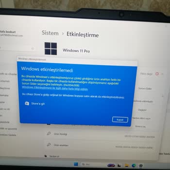 Windows 11 Pro Anahtarı Etkinleştirilemiyor, Destek Yanıt Vermiyor