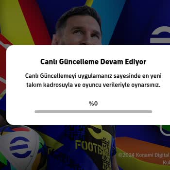 Efootball Canlı Güncelleme Sorunu