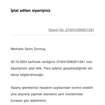 Kelebek Mobilya'da Sipariş İptali Ve İletişim Sorunu