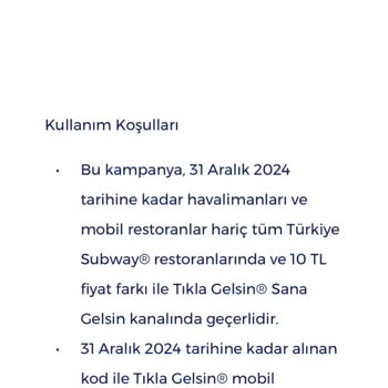 Subway'de Müşteri İletişimi Sorunu Ve Kampanya Karmaşası