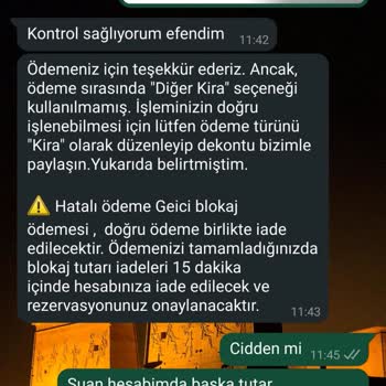 Kiralama Platformunda Beklenmedik Ücret Talebi