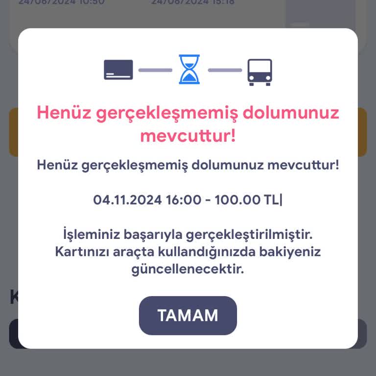 Kentkart Yüklemesi Sorunu