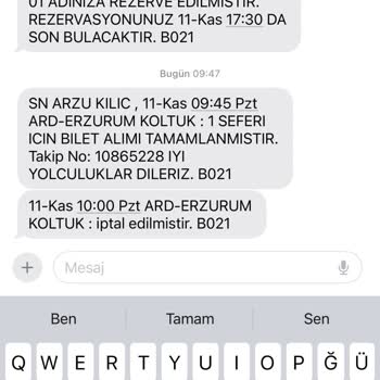 Rezervasyon Yanlışlığı Ve Minibüs Sorunu