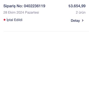 Penti Siparişinde Gecikme Ve Ürün İptali Sorunu