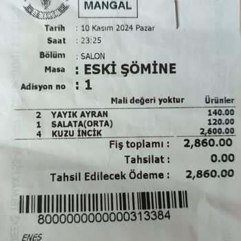 Mengen Çiftlik Et Mangal Ramazan Uzar Şikayeti