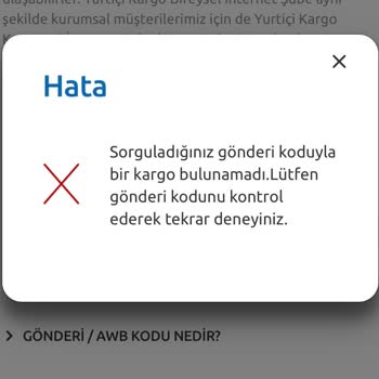 Kargo Sorunu Ve Müşteri Hizmetleri Erişimsizliği