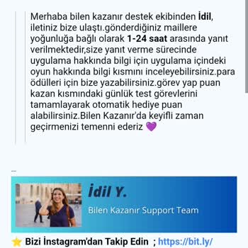 Bilen Kazanır Uygulamasında Cevap Alamama Sorunu