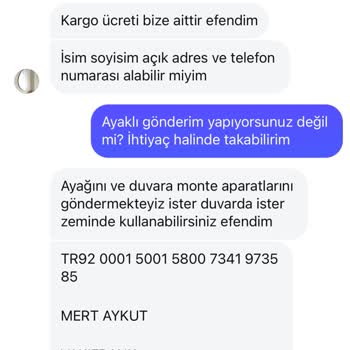 Çevrimiçi Ayna Satıcısından Şikayet