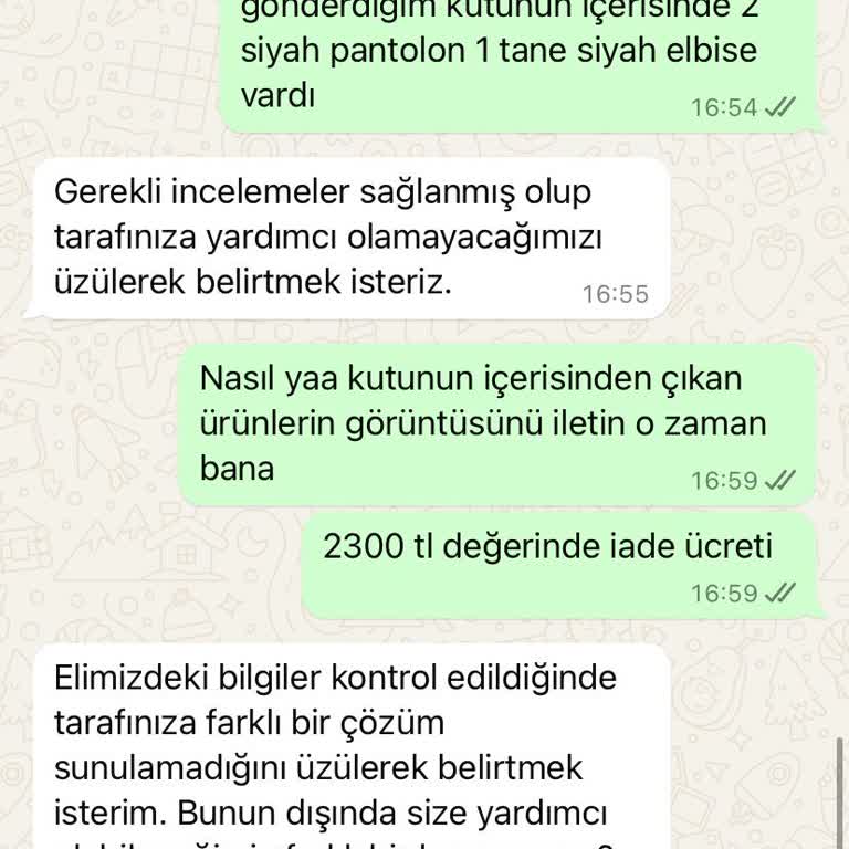 Zara İade Sorunu Ve Müşteri Hizmetleri Yanıtı
