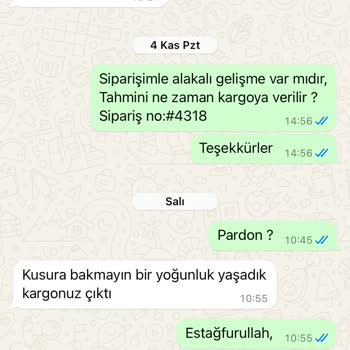 Bella Parfüm Siparişlerimde Gecikme Ve Yanıtsız İletişim Sorunu