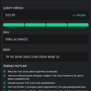 Bitay'da Para Çekme Sorunu: Hesaba Geçmeyen Para Ve İletişim Problemi