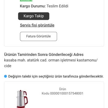 Homend Çaycı İle Yaşanan Sürekli Sorunlar Ve Müşteri Hizmetleri Deneyimi