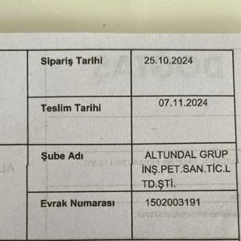 Doğtaş'tan Aldığımız Köşe Takımı Teslim Sorunu Ve Pişmanlık