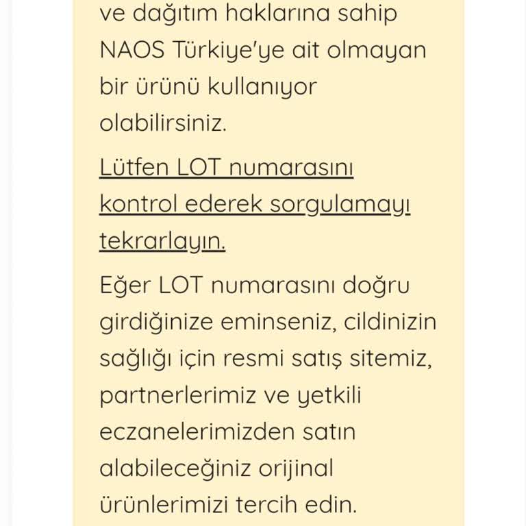 Cilt Temizleme Ürününün Orijinalliği Hakkında Şüphe
