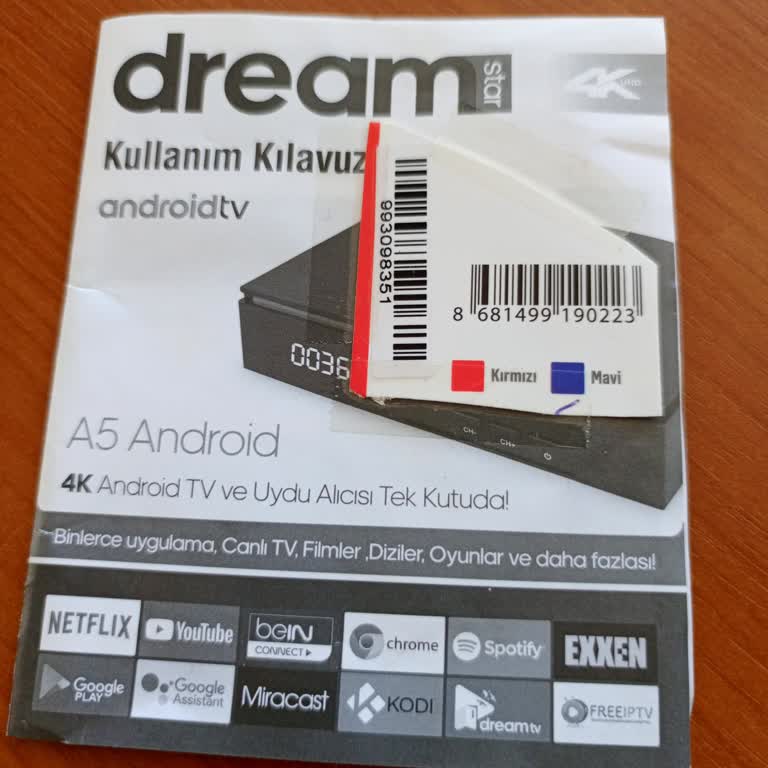Dreamstar  A5 Android TV Uydu Alıcısı Şikayeti!