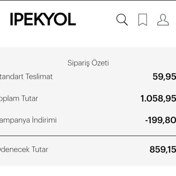İpekyol Online Mağazasında Tedarik Edilemeyen Ürün Ve Kargo Ücreti Sorunu