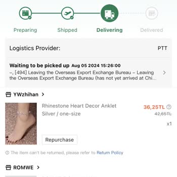 SHEIN Bestellung hängt fest keine Lieferung und keine Kontaktmöglichkeit