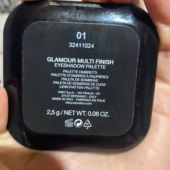 Kiko Milano Glamour Multi Finish Lidschatten bröckelt trotz Umtausch erneut