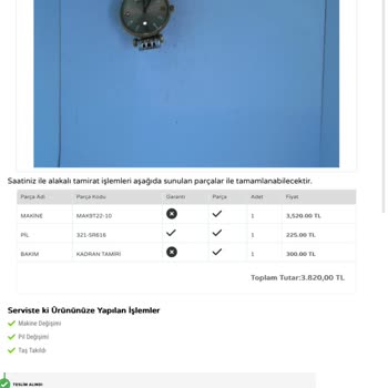 Saatimdeki Teknik Servis Sorunları Ve Garanti Belirsizliği