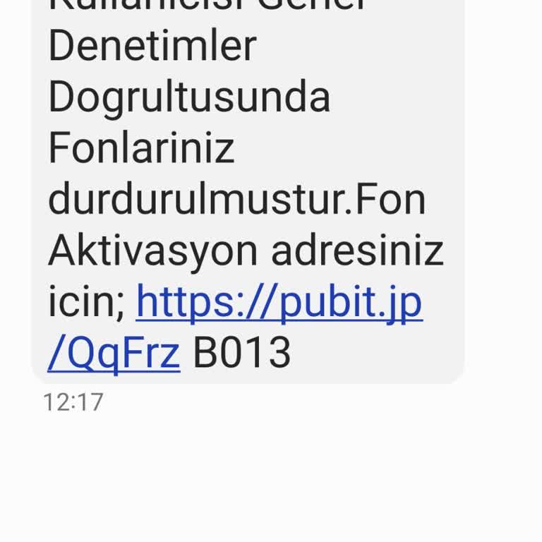 Yanlış Gönderilen SMS Ve Fon Durdurma Problemi